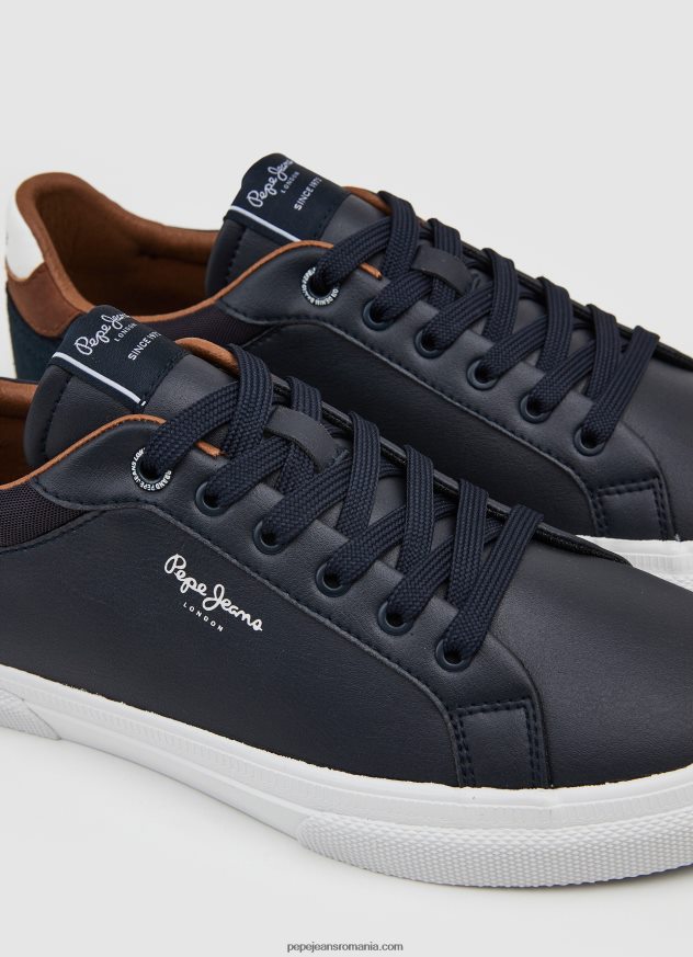 pantofi sport combinați Kenton Court bărbați Pepe Jeans marina 6Z0R461243