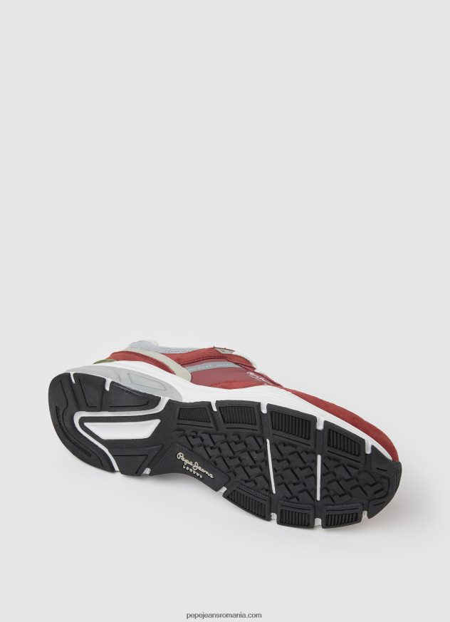 pantofi sport combinați dave urban bărbați Pepe Jeans dalia roșie 6Z0R461226