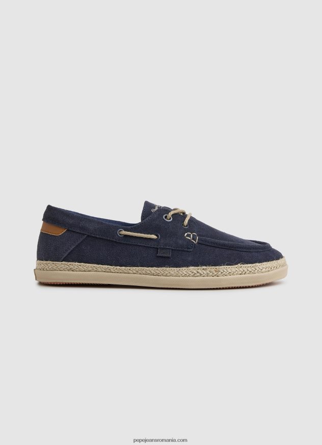 pantofi sport cu barca din piele intoarsa bărbați Pepe Jeans ocean 6Z0R461193