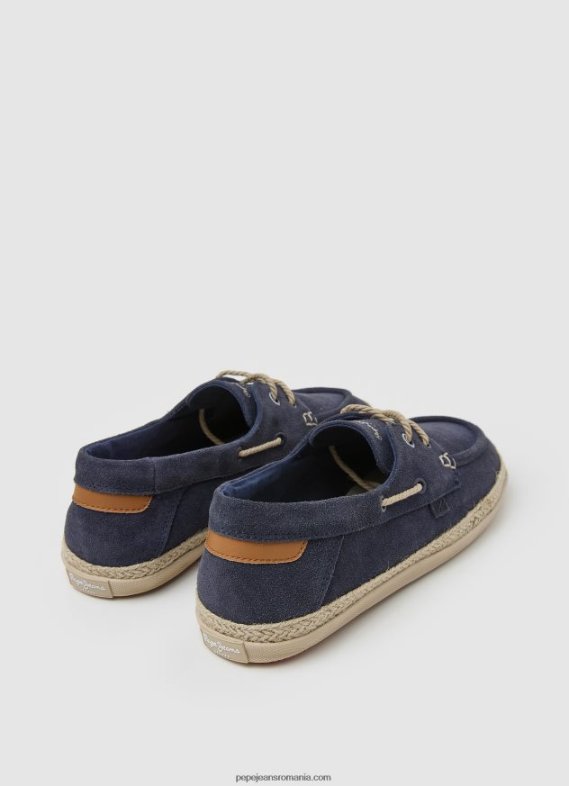 pantofi sport cu barca din piele intoarsa bărbați Pepe Jeans ocean 6Z0R461193