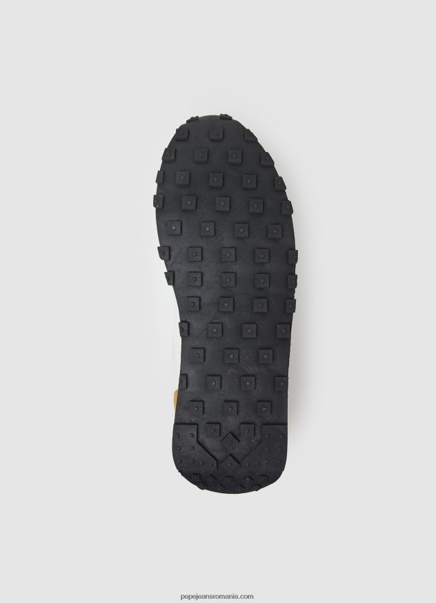 pantofi sport retro pentru bărbați bărbați Pepe Jeans alb 6Z0R461236