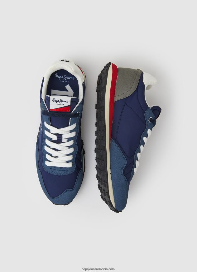 pantofi sport retro pentru bărbați bărbați Pepe Jeans marina 6Z0R461235