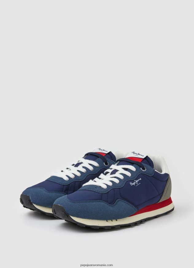 pantofi sport retro pentru bărbați bărbați Pepe Jeans marina 6Z0R461235
