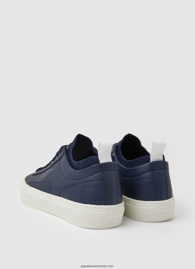 pantofi sport yogi din piele bărbați Pepe Jeans marina 6Z0R461222