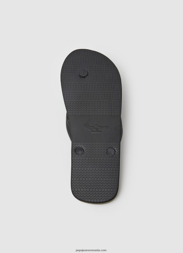 Bay Beach logo șlapi de plajă bărbați Pepe Jeans armată 6Z0R461268