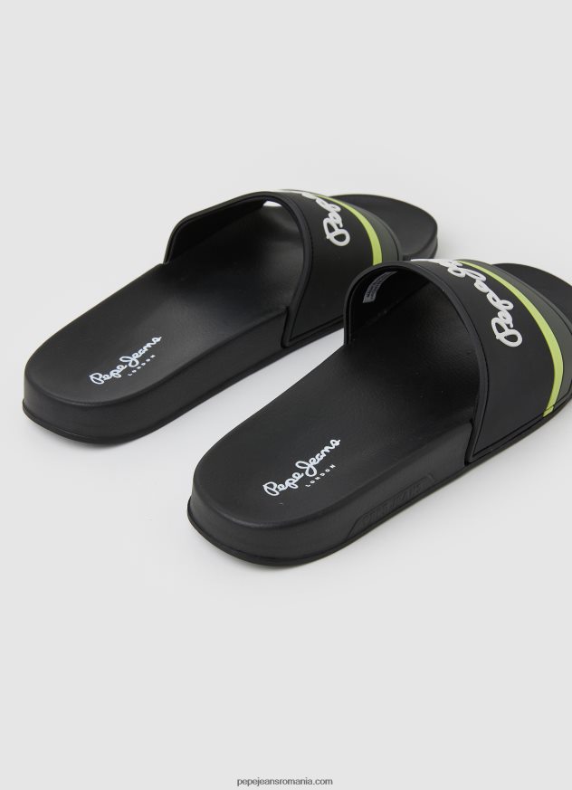 glisor portobello beach flip flops bărbați Pepe Jeans negru 6Z0R461261