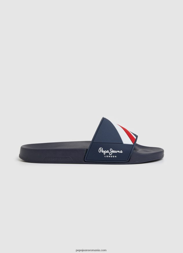 glisor textura șlapi de plajă bărbați Pepe Jeans marina 6Z0R461264