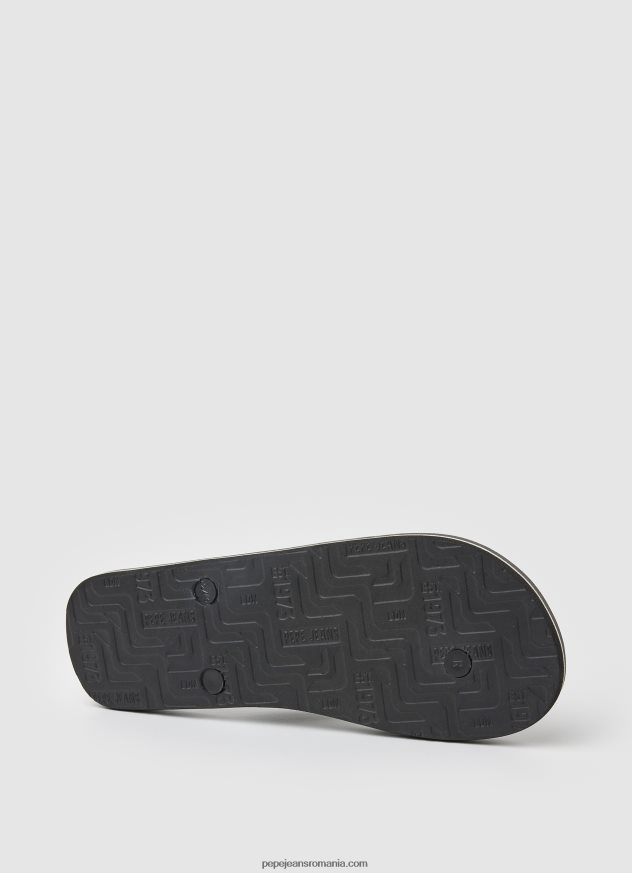 șlapi de plajă bandana de balenă bărbați Pepe Jeans negru 6Z0R461284