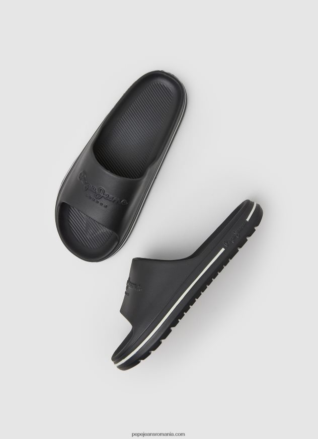 pantofi de plajă bărbați Pepe Jeans negru 6Z0R461274