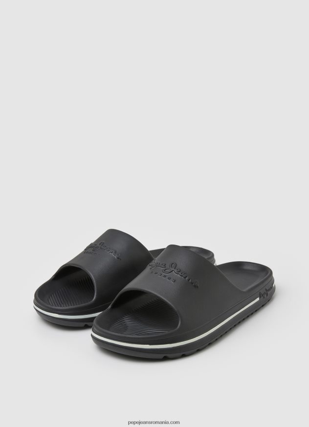 pantofi de plajă bărbați Pepe Jeans negru 6Z0R461274