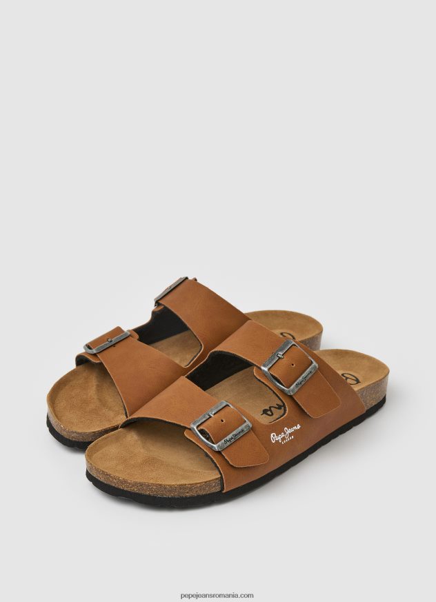 sandale anatomice dublu kansas bărbați Pepe Jeans bronzat 6Z0R461281