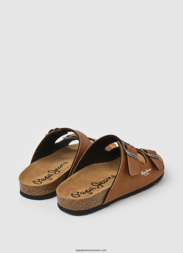 sandale anatomice dublu kansas bărbați Pepe Jeans bronzat 6Z0R461281
