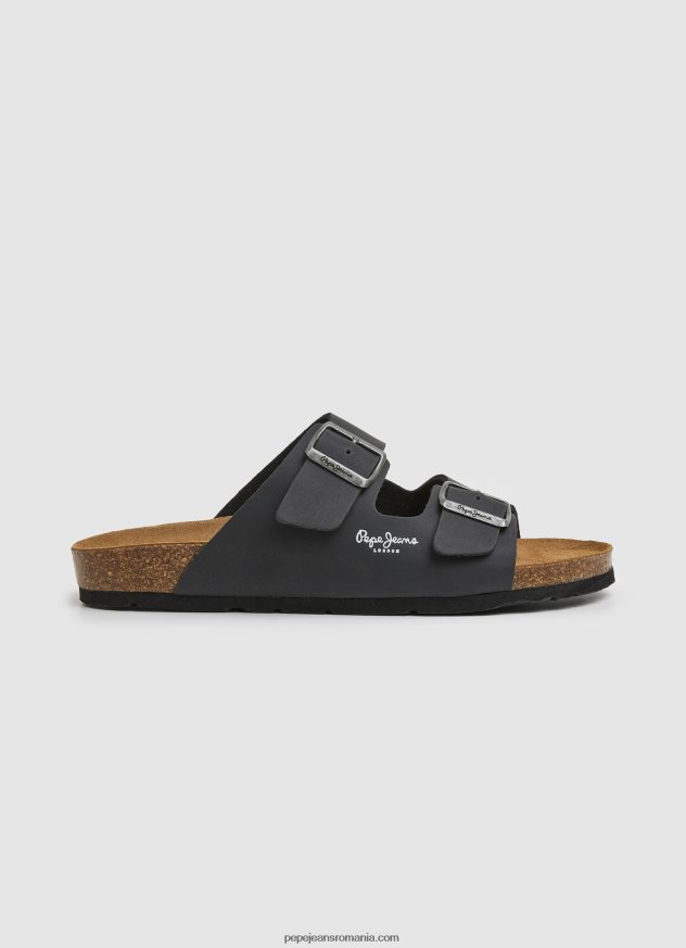 sandale anatomice dublu kansas bărbați Pepe Jeans negru 6Z0R461271