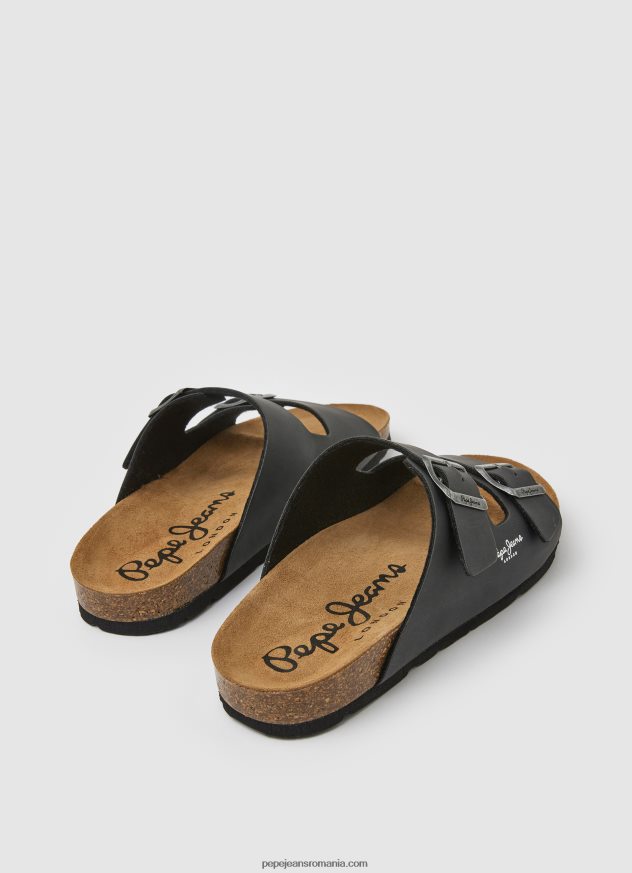 sandale anatomice dublu kansas bărbați Pepe Jeans negru 6Z0R461271