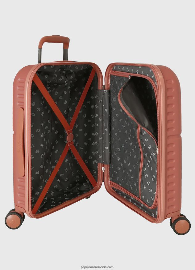 cărucior abs 55 cm. evidenția valiza tare femei Pepe Jeans teracotă 6Z0R46755