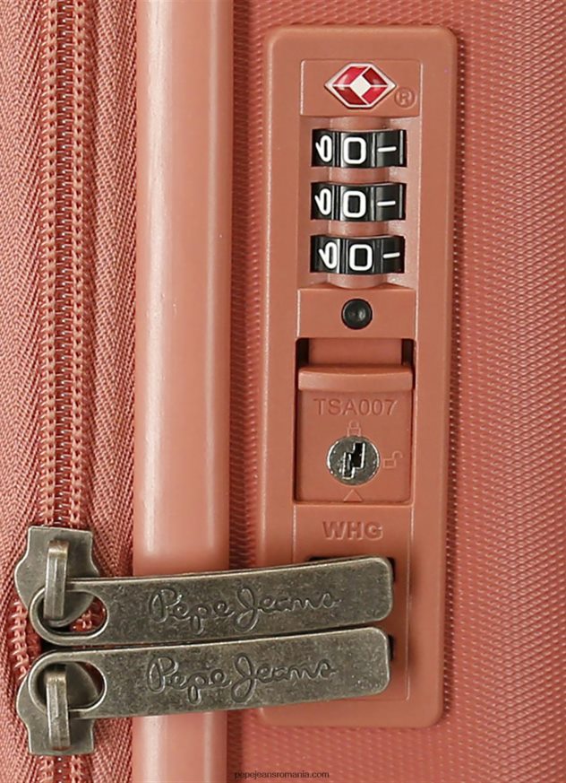 cărucior abs 55 cm. evidenția valiza tare femei Pepe Jeans teracotă 6Z0R46755