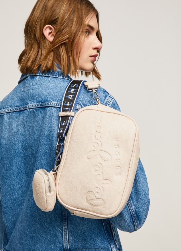geantă maxi crossbody cu logo în relief femei Pepe Jeans zer 6Z0R46712