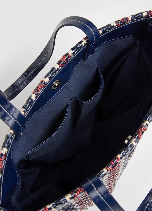 geantă shopper din țesătură în zig zag femei Pepe Jeans dulwich 6Z0R46739