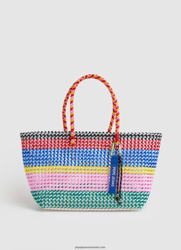 geantă tote din plastic țesut femei Pepe Jeans dafin 6Z0R46721