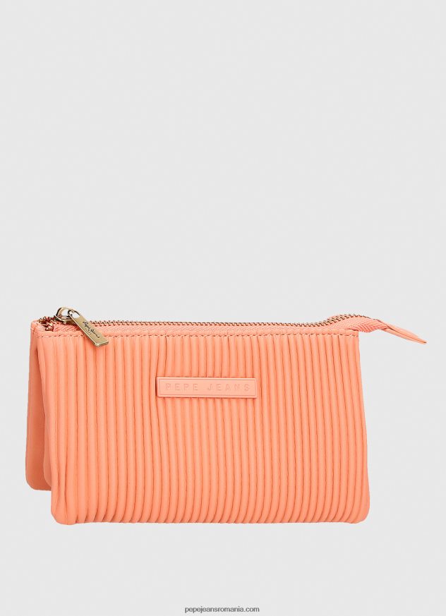 geanta de piele intoarsa femei Pepe Jeans cămilă 6Z0R46724