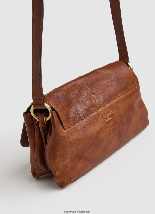 geanta de umar din piele femei Pepe Jeans tutun 6Z0R46746