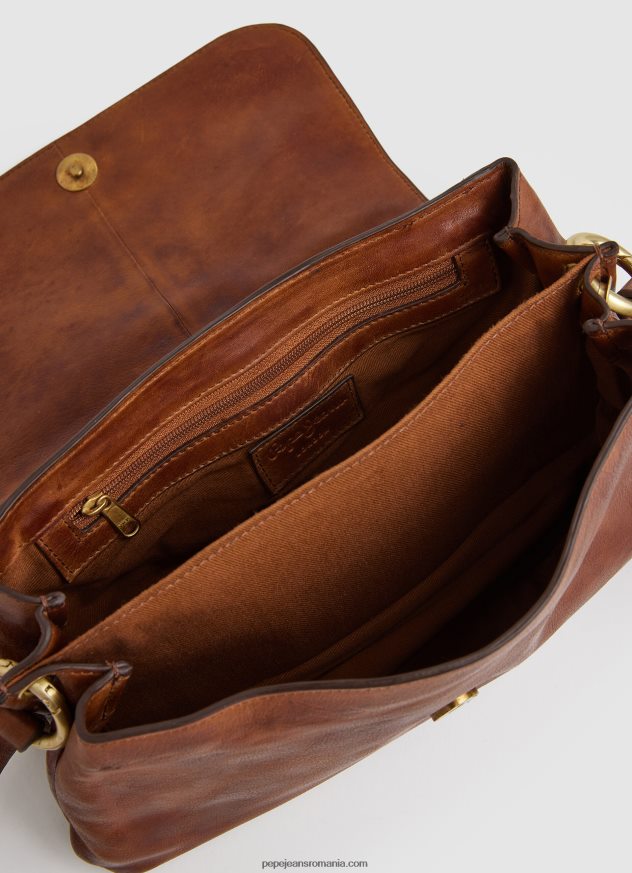 geanta de umar din piele femei Pepe Jeans tutun 6Z0R46746