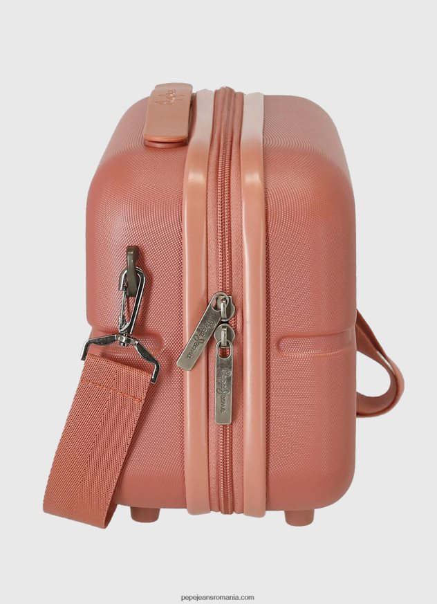 maiou elastic din bumbac femei Pepe Jeans teracotă 6Z0R46756