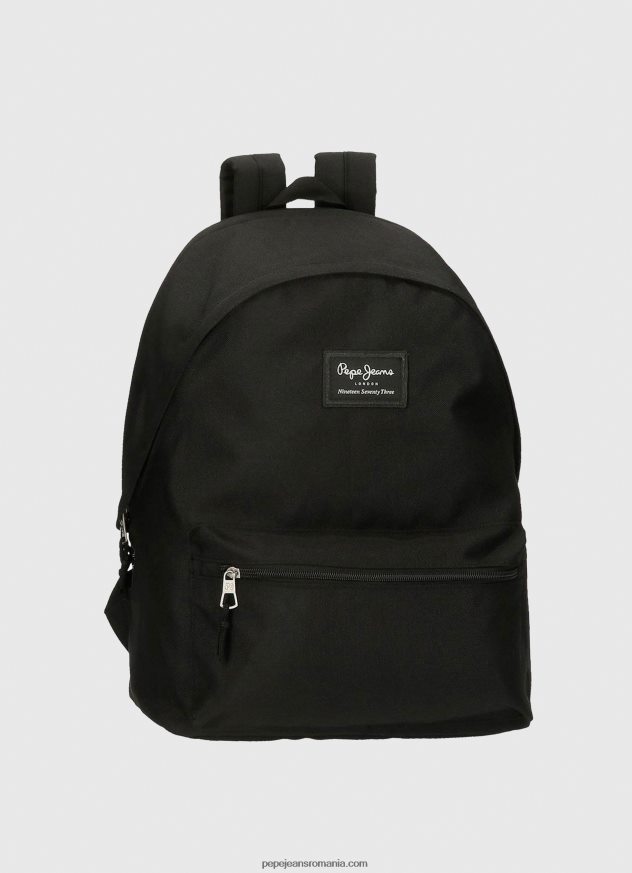 rucsac de performanță aris cu fermoar dublu femei Pepe Jeans negru 6Z0R46752
