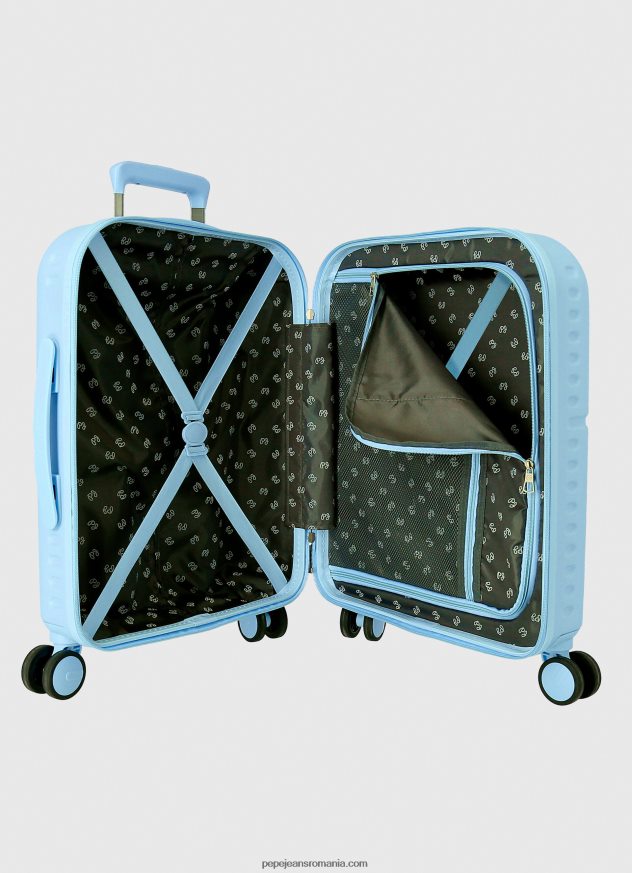 valiza troler 55cm abs femei Pepe Jeans cer 6Z0R46749