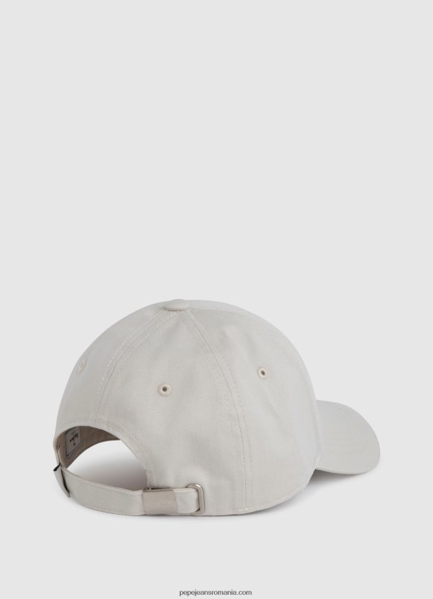 șapcă de bază cu logo brodat femei Pepe Jeans alb 6Z0R46782