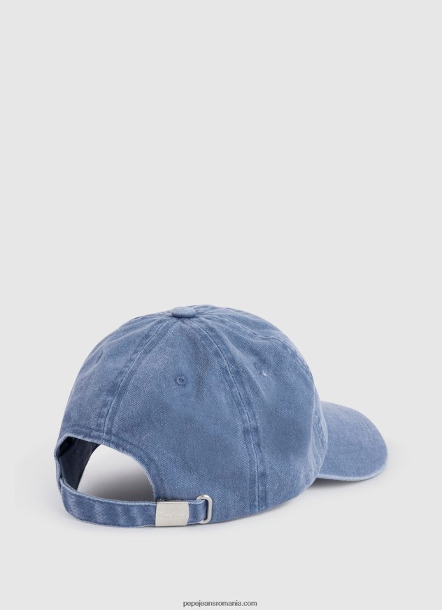 șapcă de bază cu logo brodat femei Pepe Jeans denim 6Z0R46778