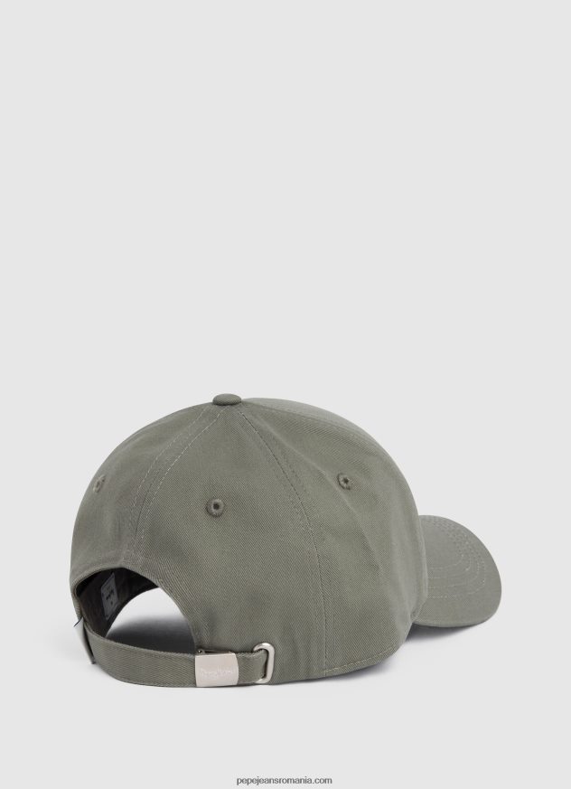 șapcă de bază cu logo brodat femei Pepe Jeans harvard kaki 6Z0R46783