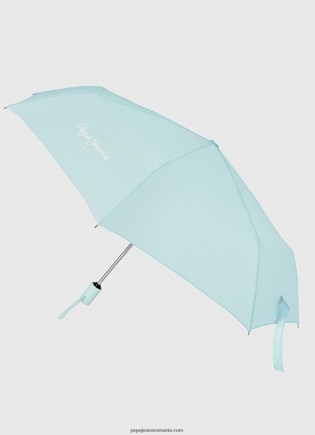 umbrelă automată pliabilă macy femei Pepe Jeans albastru deschis 6Z0R46789