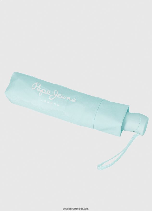 umbrelă automată pliabilă macy femei Pepe Jeans albastru deschis 6Z0R46789