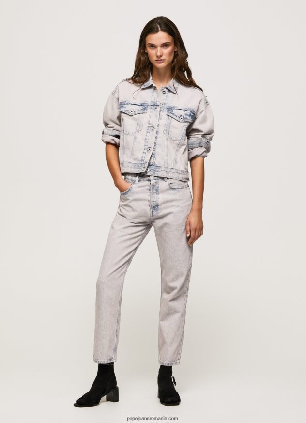 blugi celyn cu talie înaltă, cu ajustare regulată femei Pepe Jeans denim 6Z0R4617