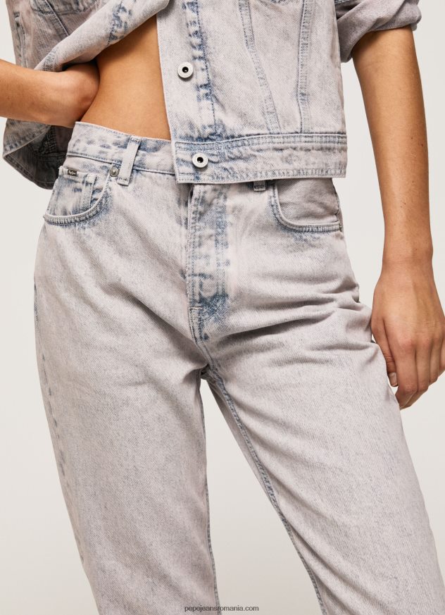 blugi celyn cu talie înaltă, cu ajustare regulată femei Pepe Jeans denim 6Z0R4617