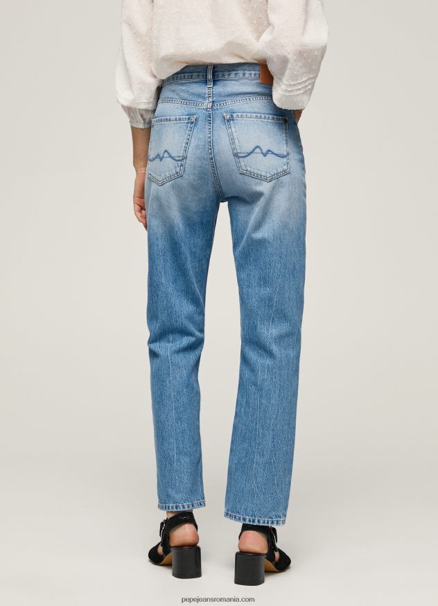 blugi celyn cu talie înaltă, cu ajustare regulată femei Pepe Jeans denim 6Z0R4625