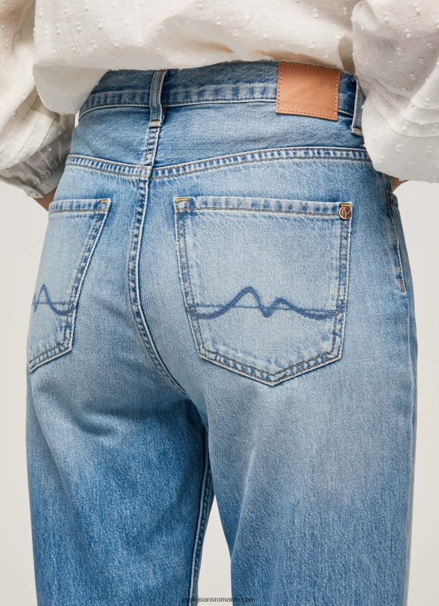 blugi celyn cu talie înaltă, cu ajustare regulată femei Pepe Jeans denim 6Z0R4625