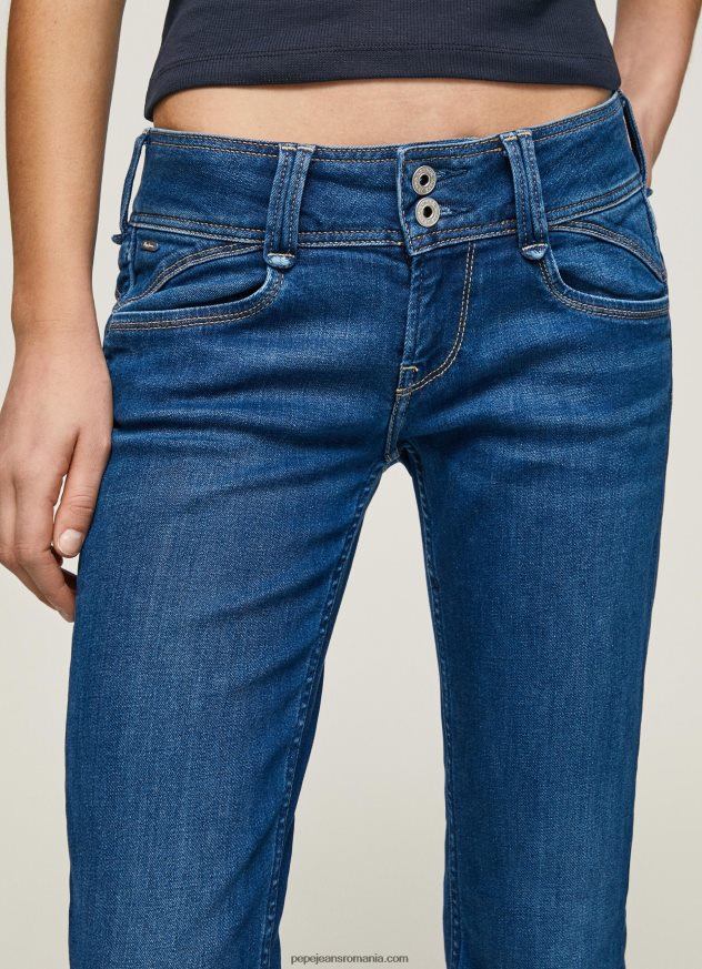 blugi cu talie medie de noua generatie cu ajustare regulata femei Pepe Jeans denim 6Z0R4612