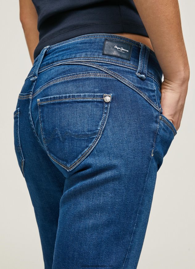 blugi cu talie medie de noua generatie cu ajustare regulata femei Pepe Jeans denim 6Z0R4612