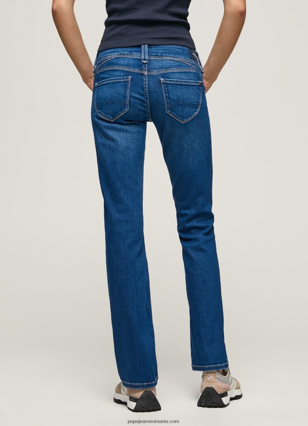 blugi cu talie medie de noua generatie cu ajustare regulata femei Pepe Jeans denim 6Z0R4612