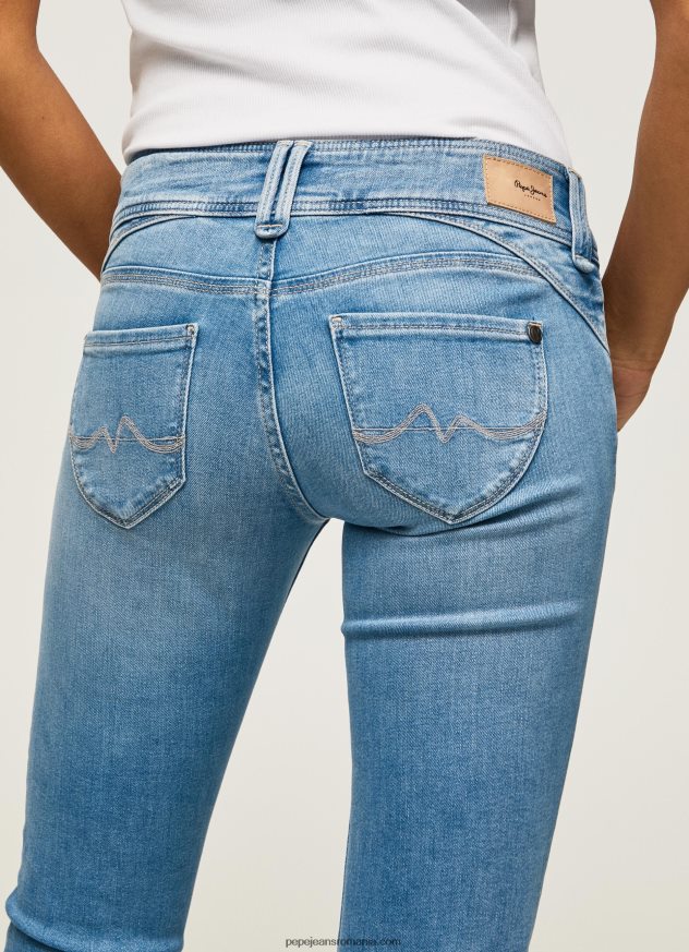 blugi cu talie medie de noua generatie cu ajustare regulata femei Pepe Jeans denim 6Z0R4613