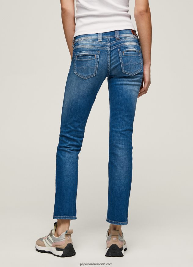 blugi gen straight fit cu talie mijlocie femei Pepe Jeans denim 6Z0R466