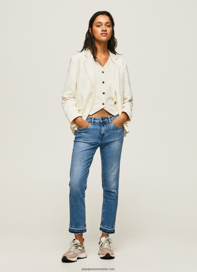 blugi jolie cu talie medie regulată femei Pepe Jeans denim 6Z0R4620