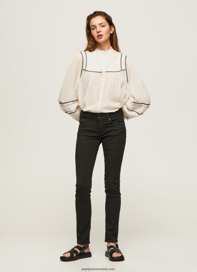 blugi noi Brooke cu talie medie, cu ajustare regulată femei Pepe Jeans denim 6Z0R467