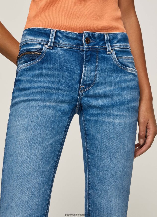 blugi noi Brooke cu talie medie regulată femei Pepe Jeans denim 6Z0R4627