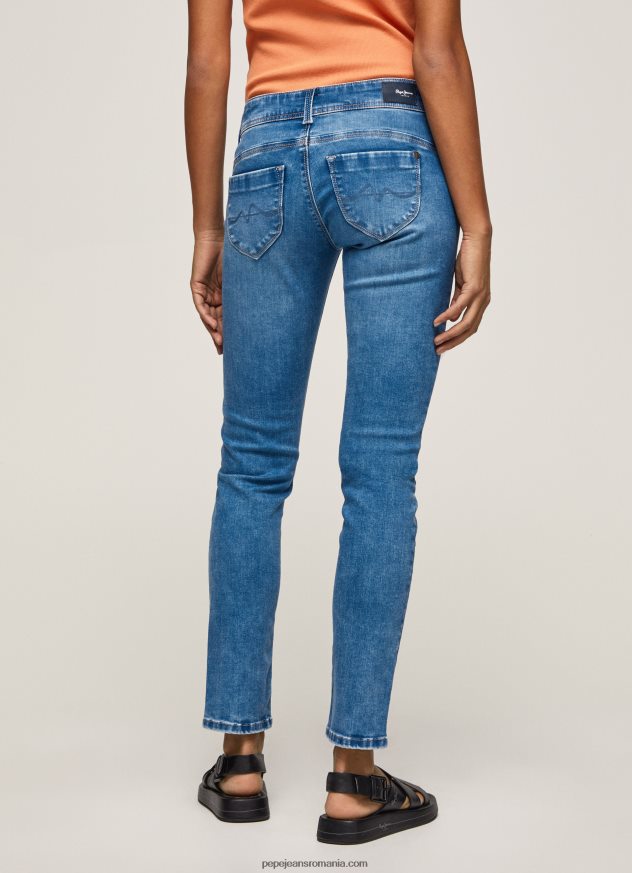 blugi noi Brooke cu talie medie regulată femei Pepe Jeans denim 6Z0R4627