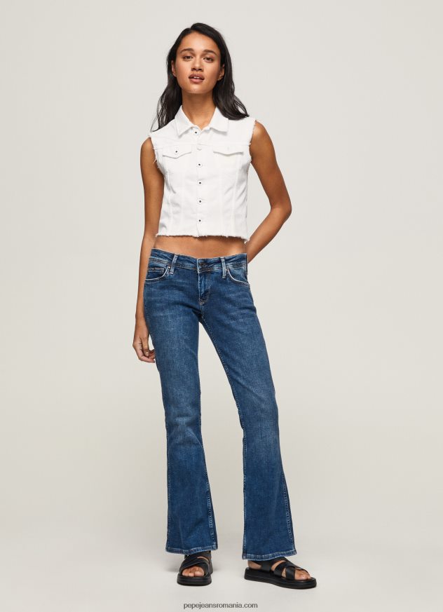 blugi noi pimlico cu talie medie, cu ajustare regulată femei Pepe Jeans denim 6Z0R4636