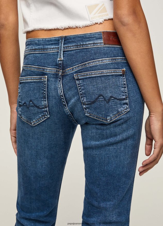 blugi noi pimlico cu talie medie, cu ajustare regulată femei Pepe Jeans denim 6Z0R4636