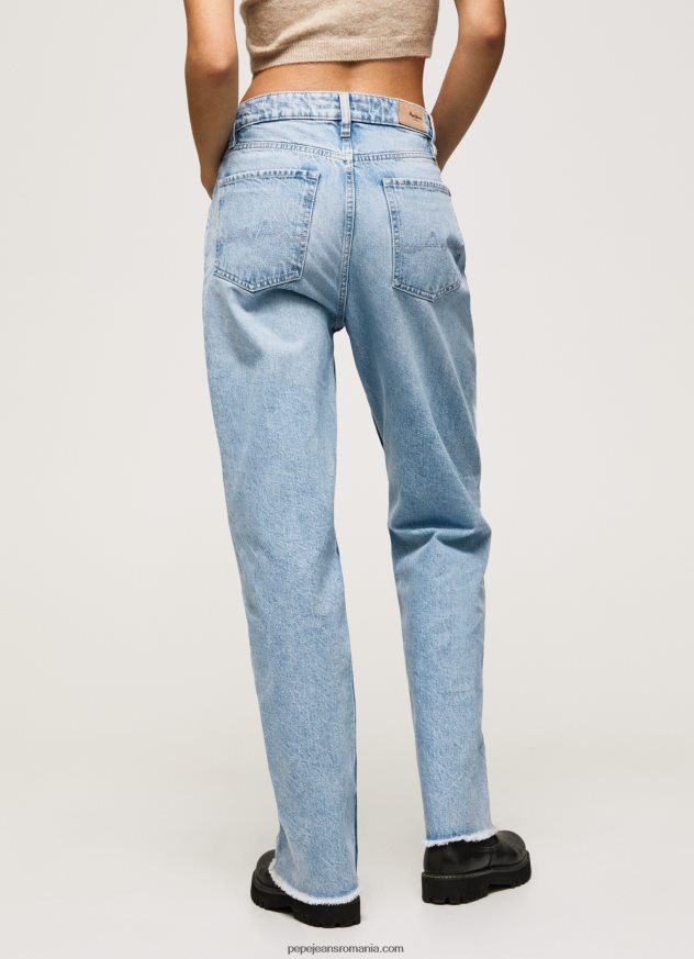 blugi robyn cu talie înaltă, cu ajustare normală femei Pepe Jeans denim 6Z0R4616